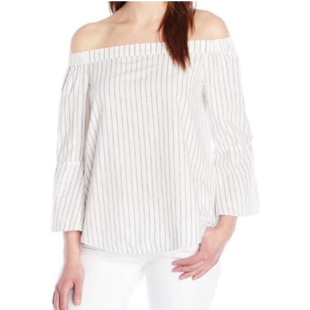 NWT Calvin Klein OTS cotton blouse L